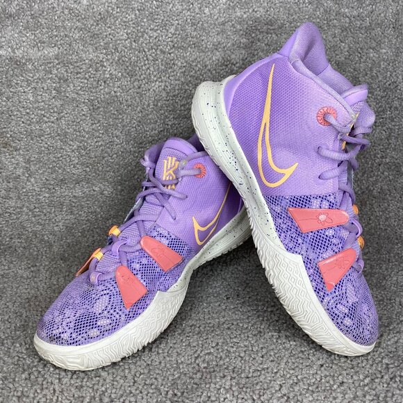 Nike Kyrie 7 GS Daughters Azurie LilacCT4080-501 US Size Kids 5.5y / Women’s 7 - Picture 2 of 10